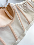 Luxury Desires Ladies Skin Half Cup Padded Push-Up Camisole Top 1001