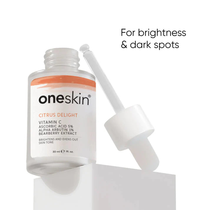 One Skin Citrus Delight - Vitamin C 5%, Alpha Arbutin 1%. Bearberry - 30ml