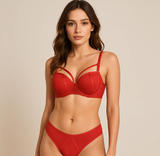 High Quality Bra Set by Luxury Desires - Elegant & Comfortable - RED