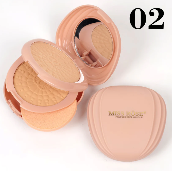 Miss Rose Compact Powder 2 in 1