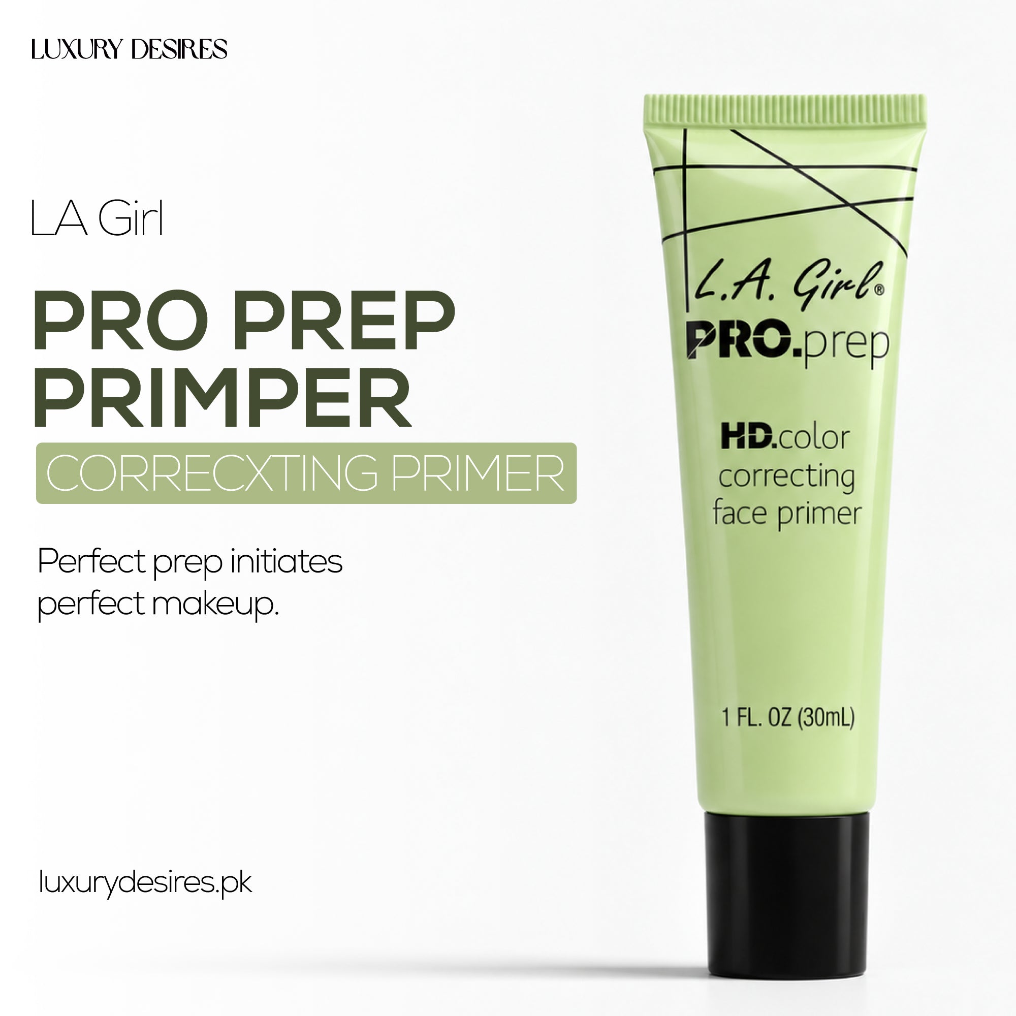 LA Girl Pro Prep Correcting Primer - Green LA Girl
