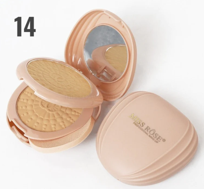 Miss Rose Compact Powder 2 in 1