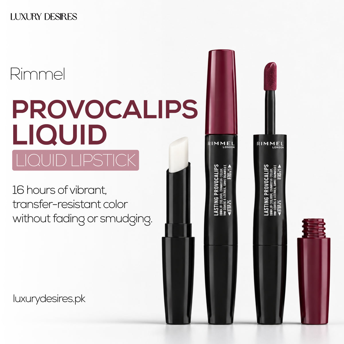 Rimmel London Lasting Provocalips Liquid Lipstick - 570 No Wine-Ing Rimmel