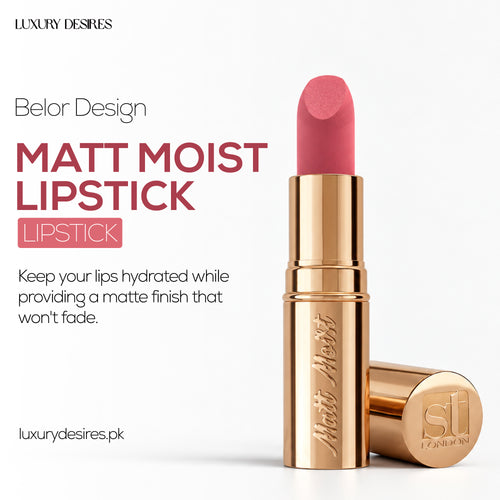 ST London Matt Moist Long-Lasting Lipstick