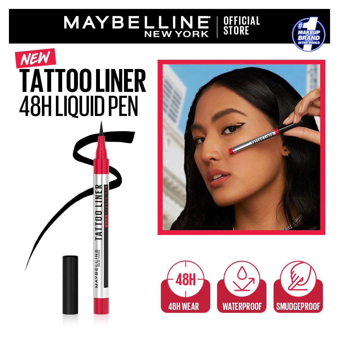 Maybelline New York Tattoo Liner 48H Liquid Pen