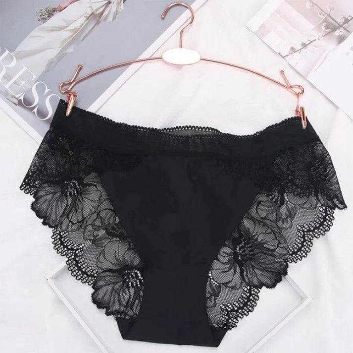 Pack of 3 Lace Net Seamless Panties for Women | Luxury Desires