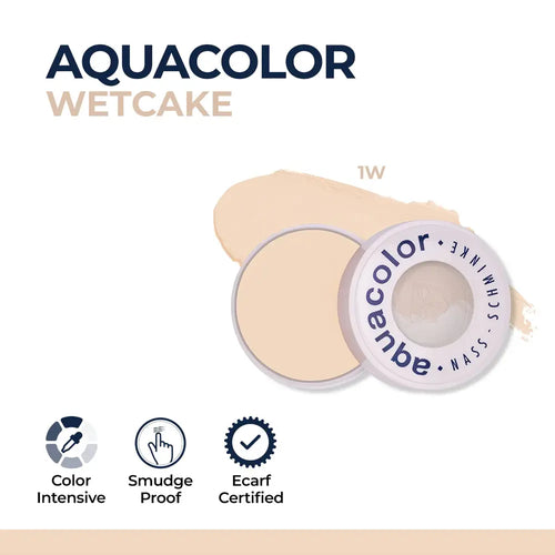 Kryolan Aquacolor Wetcake - 1W | Pro Face & Body Paint