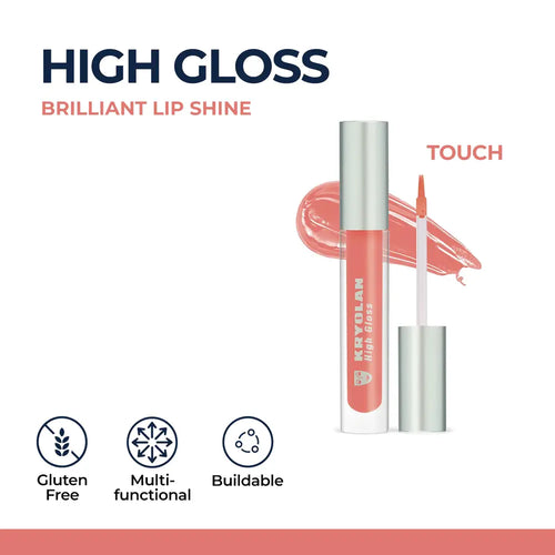 Kryolan High Gloss Brilliant Lip Shine - Touch | Intense Shine & Hydration