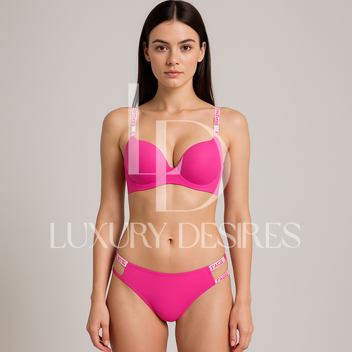 Adjustable Straps Push Up Bra And Panty Set | Luxury Desires