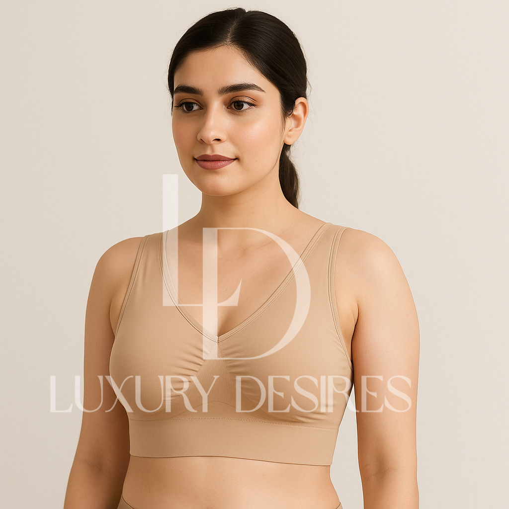 Non-Wired Air Bra – Pack of 3 Seamless & Non-Padded | Luxurydesires