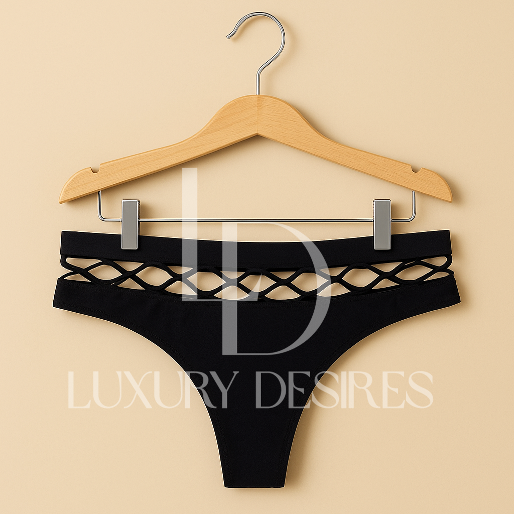 Sexy T Shape Mesh Hole Design G-string Panties | Pack of 3