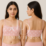 Pack of 3 Cotton Soft Padded Bra Vest for Girls - Luxurydesires