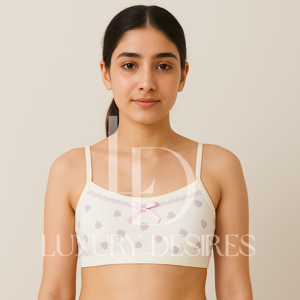 Pack of 3 Cotton Soft Padded Bra Vest for Girls - Luxurydesires