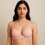 Luxury Desires Checkered Bra - Light Pink | High Quality & Comfortable