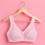 Front Button Nursing Bra – Pink | Luxury Desires