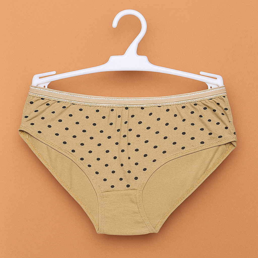 Pack of 5 Polka Dotted Cotton Briefs – Seamless Comfort