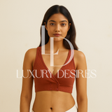Open Padded Nursing Bra – Front Button, Wireless & Comfy