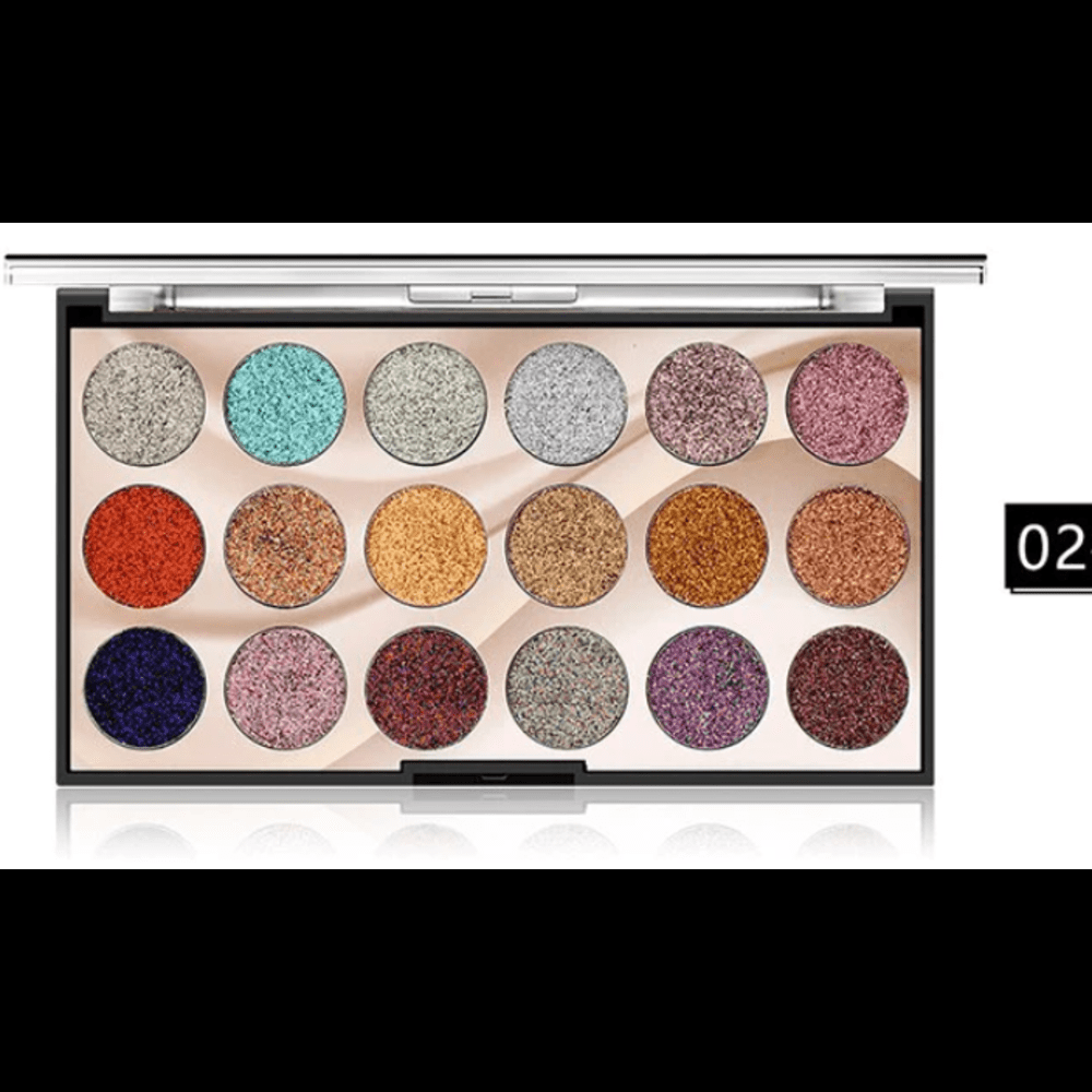 Miss Rose 18 Color Eyes Giltter Shadow