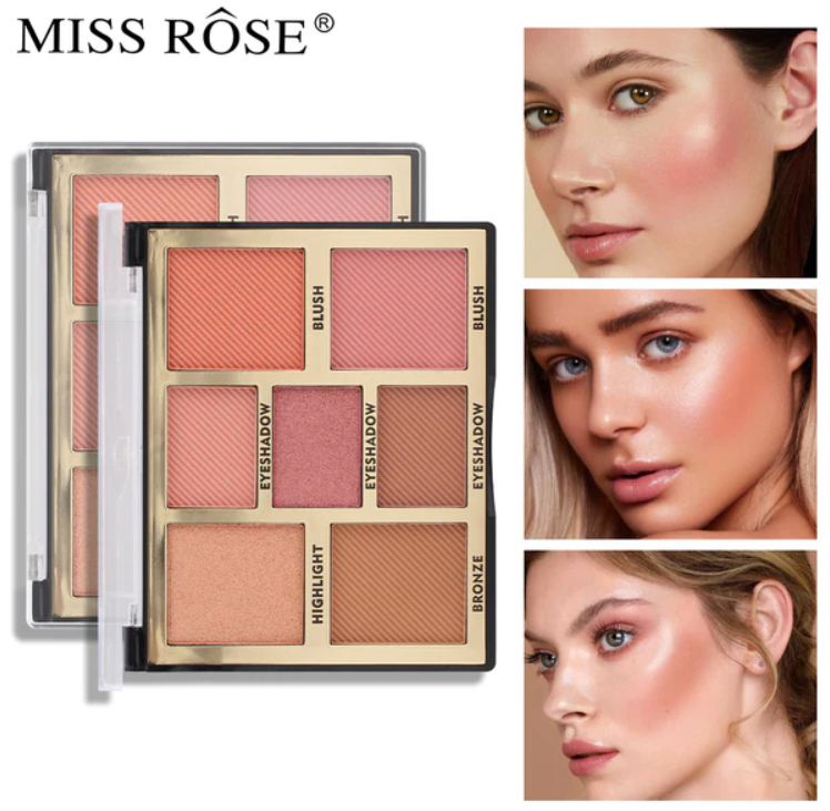 Miss Rose 7 color Face Palette