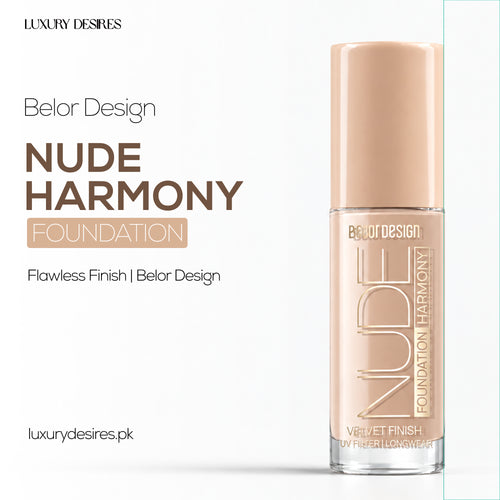 NUDE HARMONY Foundation – Flawless Finish | Belor Design