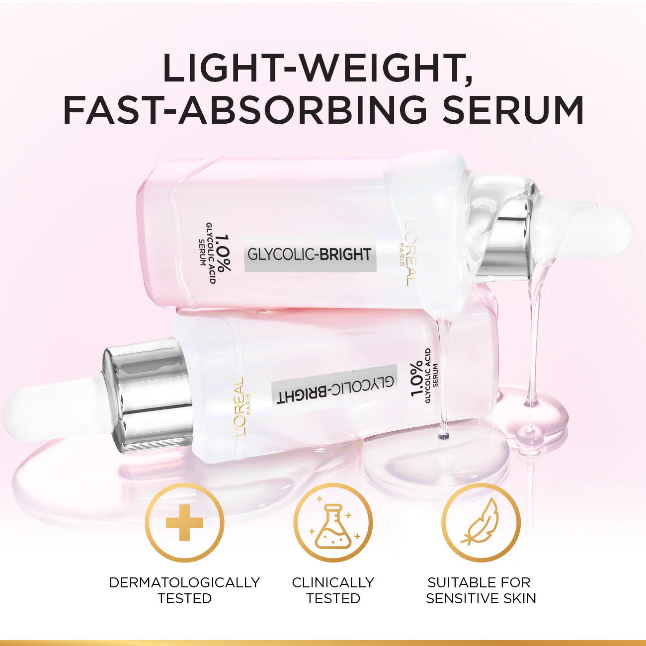 Loreal Glycolic Bright Face Serum – Instant Glow | 15ml