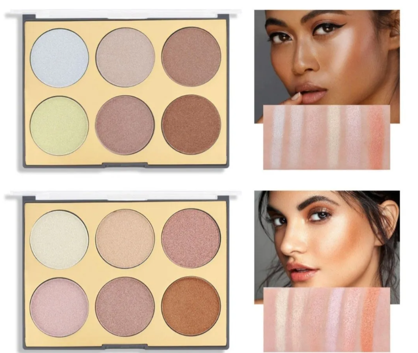 Glow Highlighter 6 Color Palette