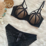 High Quality Bra Set in Black - Luxury Desires - Elegant & Comfortable