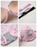 New Hello Kitty Bra Set - Premium by Luxury Desires