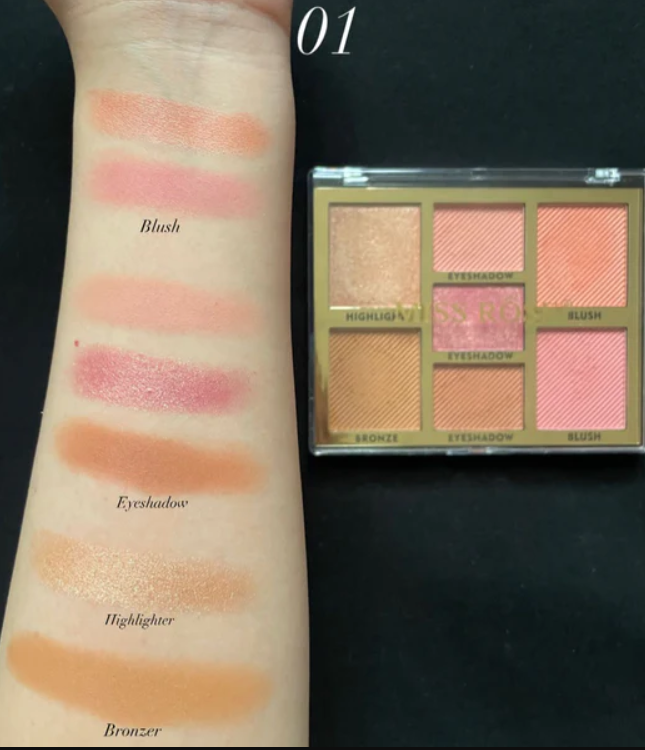 Miss Rose 7 color Face Palette