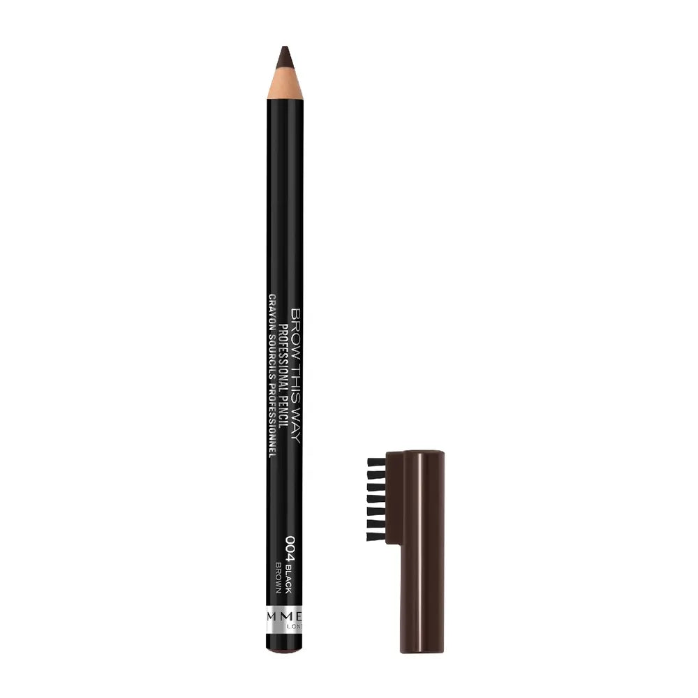 Rimmel Professional Eyebrow Pencil - Black Brown | Long-Lasting Precision