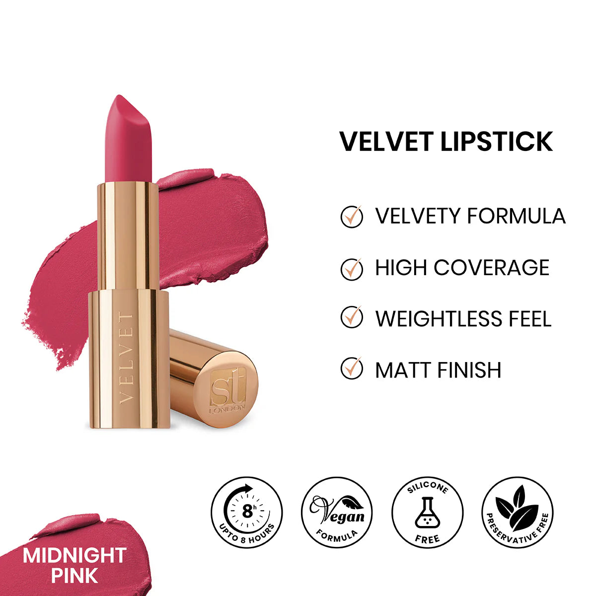 ST London Velvet Ultra Matt Lipstick