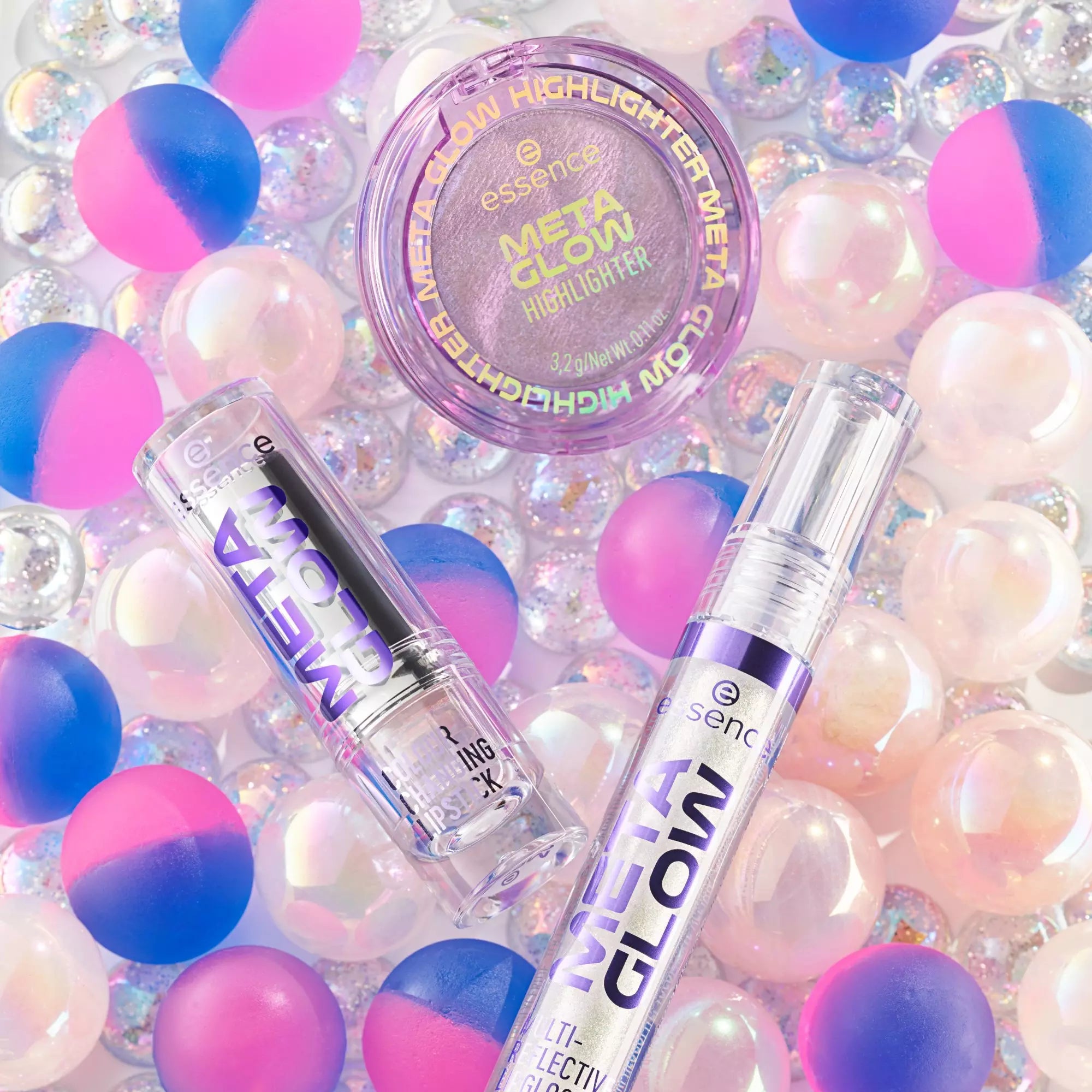 Essence Meta Glow Lip Gloss - 01 Cyber Space | Multi-Reflective Shine