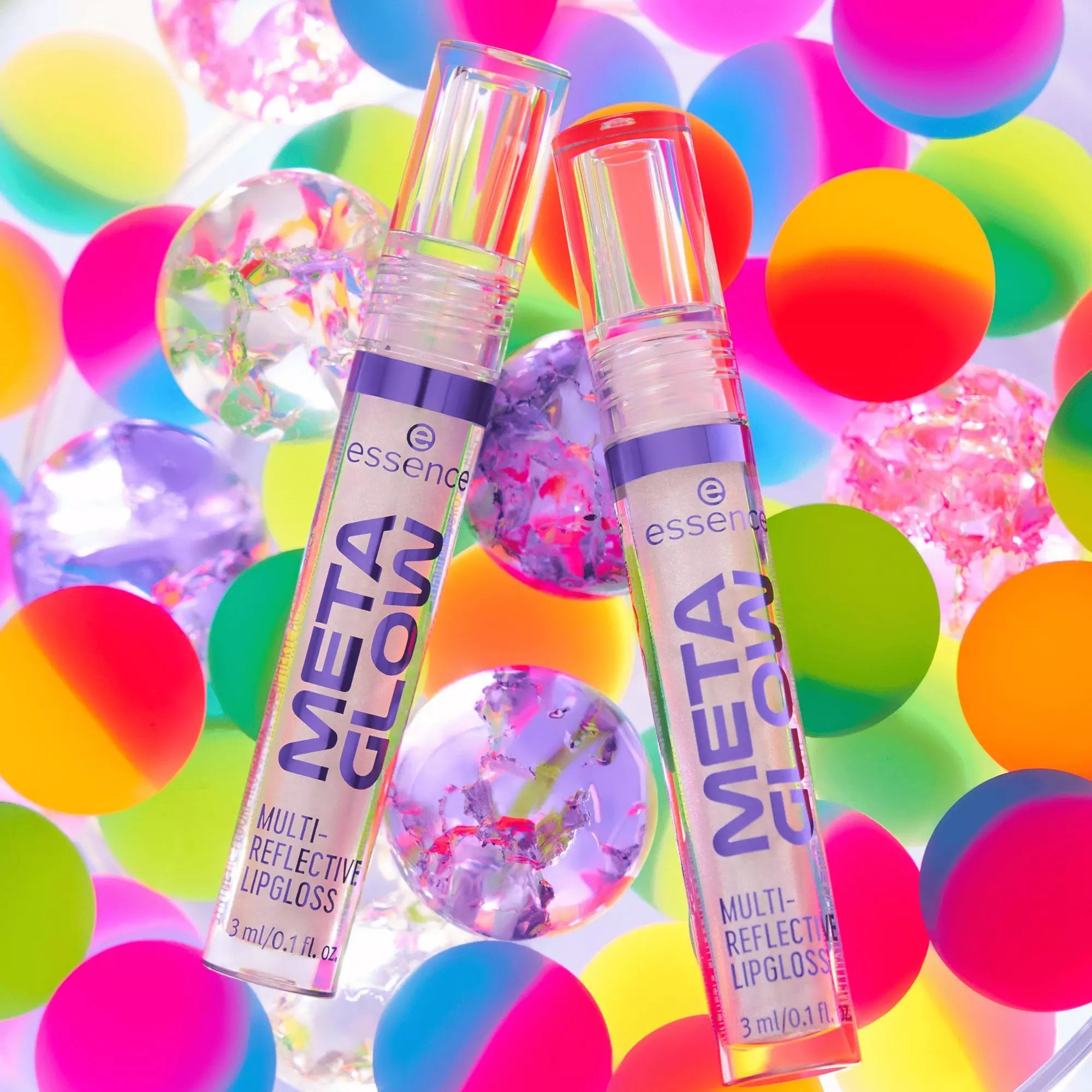 Essence Meta Glow Lip Gloss - 01 Cyber Space | Multi-Reflective Shine