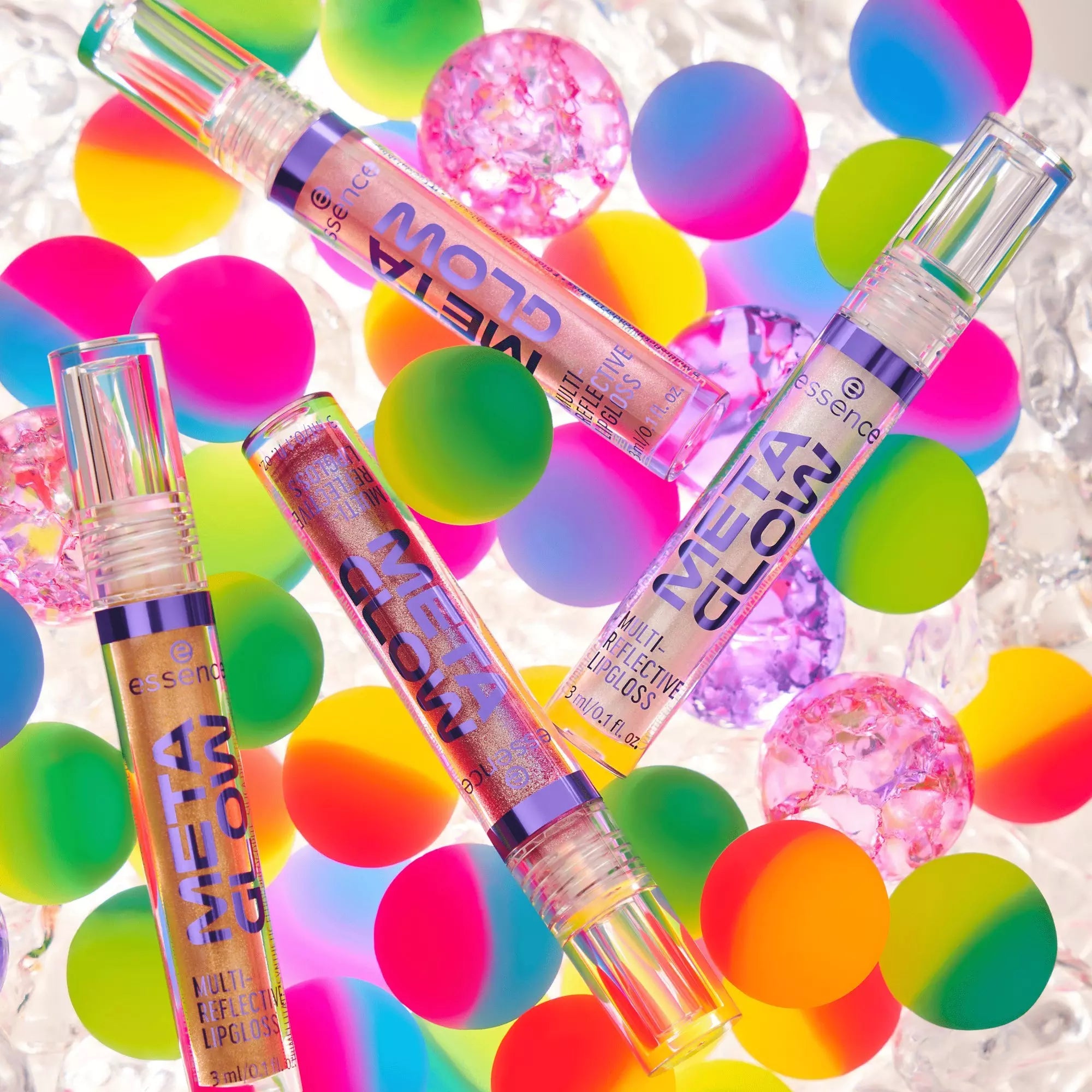 Essence Meta Glow Lip Gloss - 01 Cyber Space | Multi-Reflective Shine