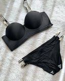 Adjustable Straps Push Up Bra And Panty Set | Luxury Desires