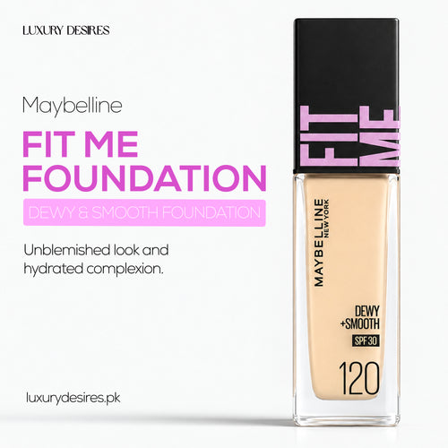 Maybelline New York Fit Me Dewy & Smooth Foundation 30 ML