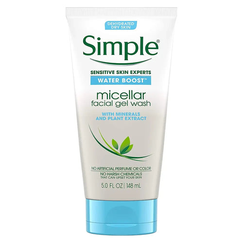 Simple Micellar Facial Gel Wash Water Boost 150Ml