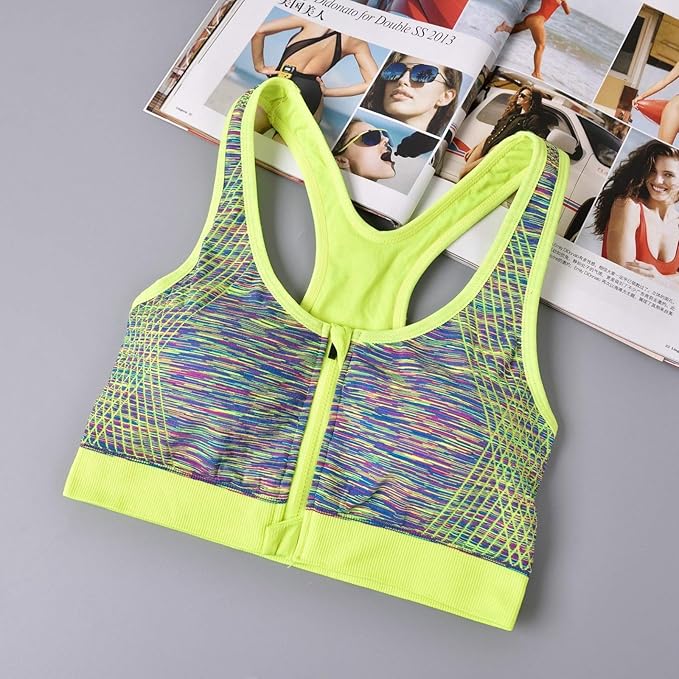 Front Open Push-Up Wireless Sports Bra | Luxury Desires