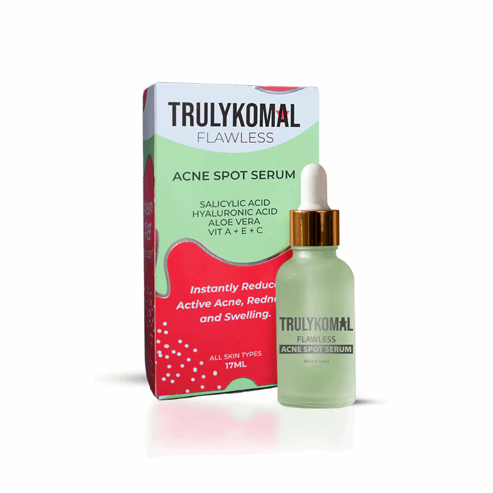 Flawless Acne Spot Serum | Fast Acne Treatment – TRULY KOMAL