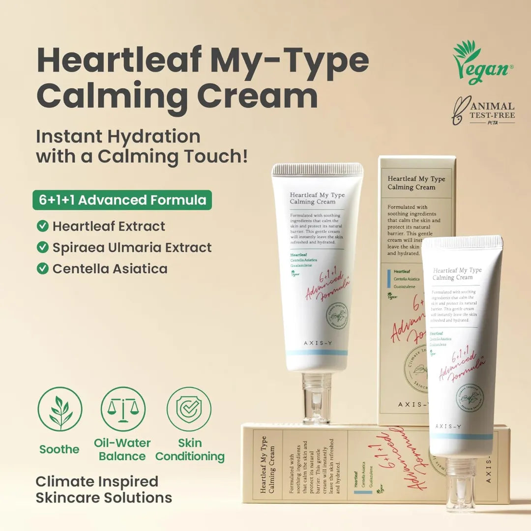 Axis-Y Heartleaf My Type Calming Cream 60ml