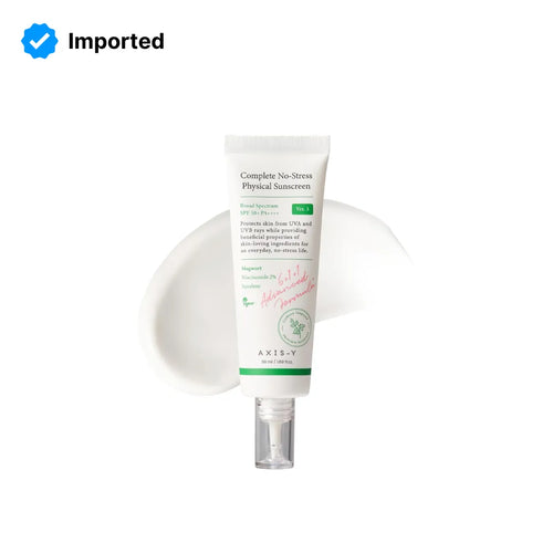 Complete No-Stress Physical Sunscreen 10ml | Axis-Y