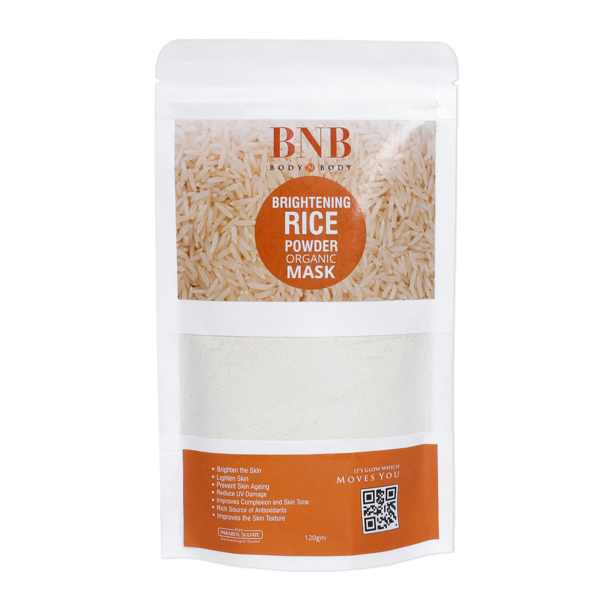 BNB Whitening Rice Mask - 120gm