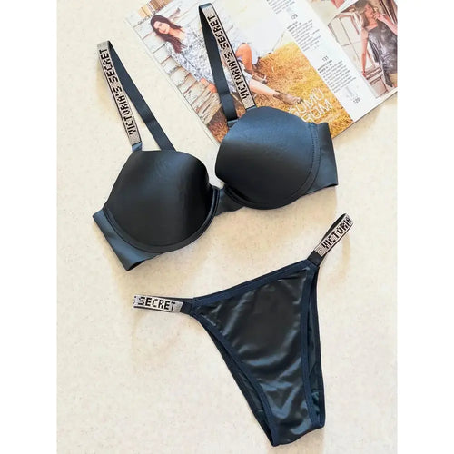 Victoria Secret Green Full Stone Bra Set | Luxury Desires
