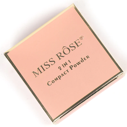 Miss Rose Compact Powder 2 in 1