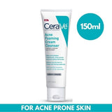 CeraVe Acne Foaming Cream Cleanser 4% BPO- 150ml