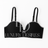 Everyday Cotton Padded Wired Bra - Black | Luxury Desires