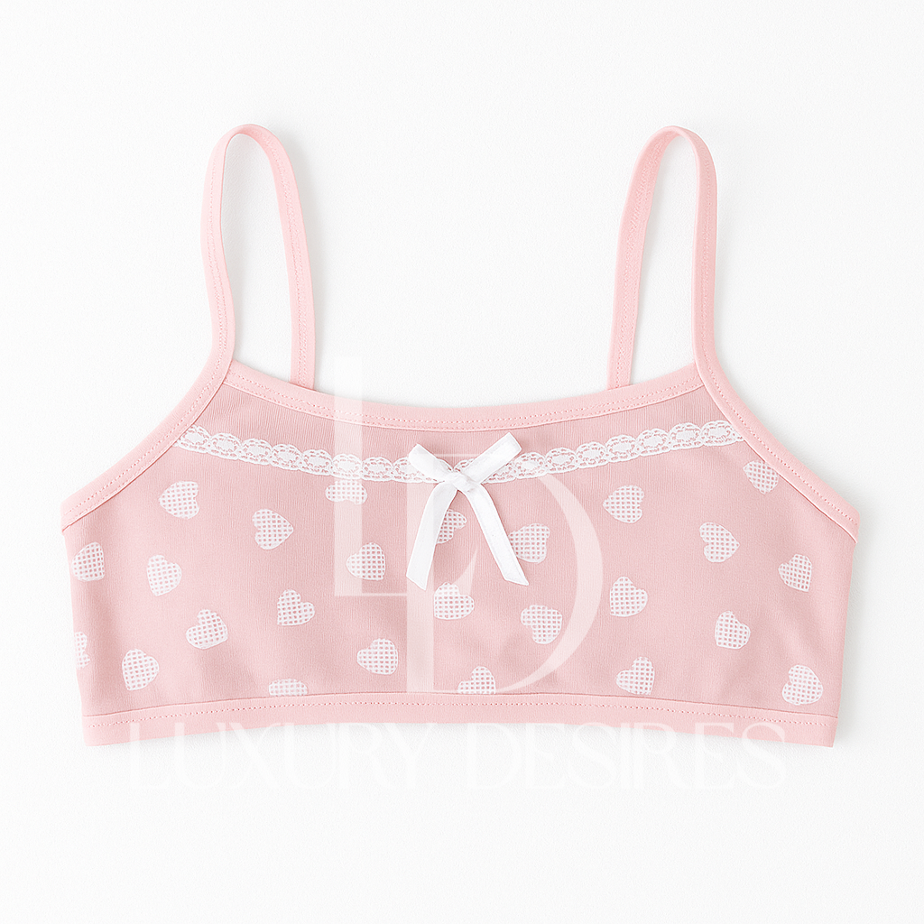 Pack of 3 Cotton Soft Padded Bra Vest for Girls - Luxurydesires