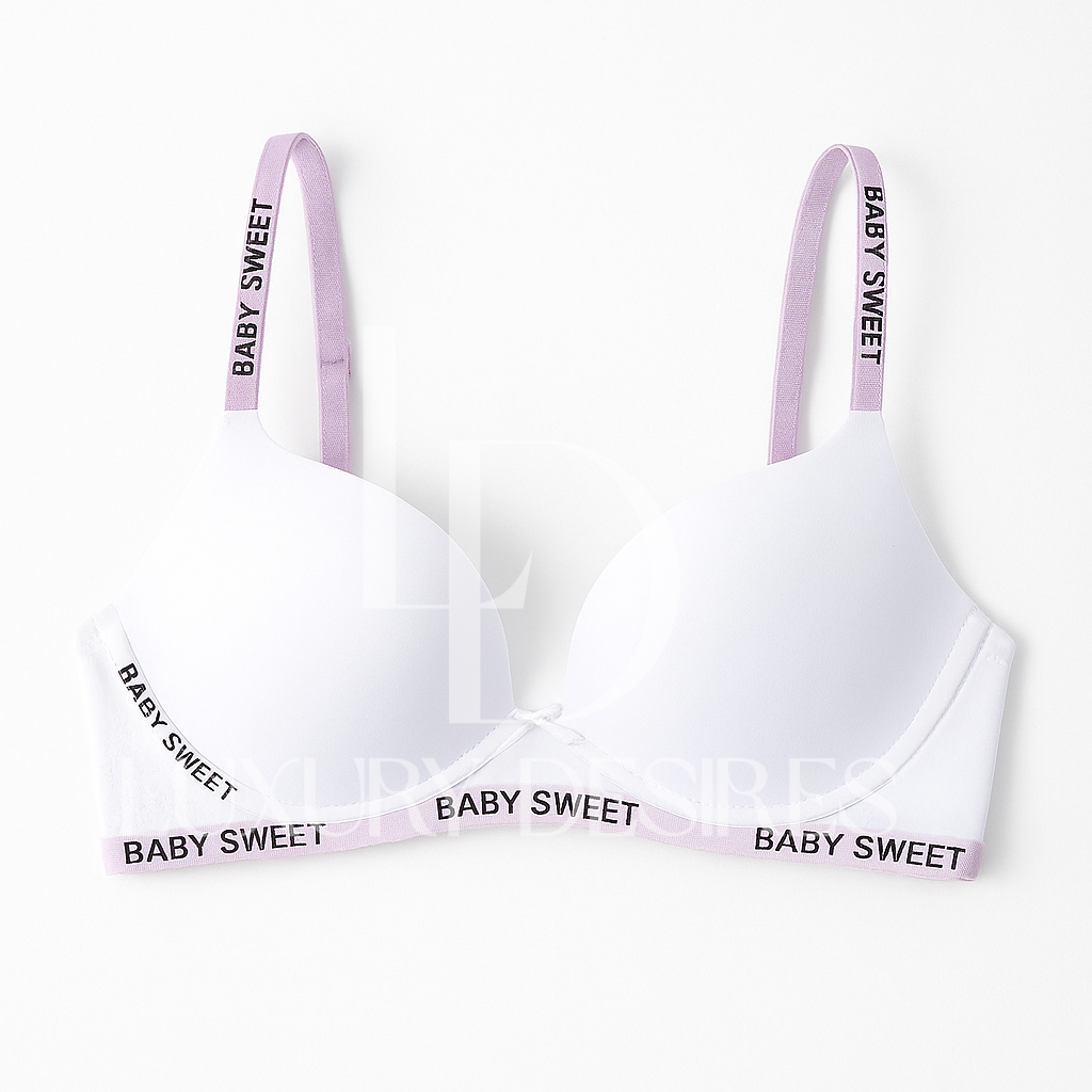 High Quality Light Padded Non Wired T-Shirt Bra – Purple