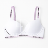 High Quality Light Padded Non Wired T-Shirt Bra – Purple