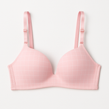 Luxury Desires Checkered Bra - Light Pink | High Quality & Comfortable